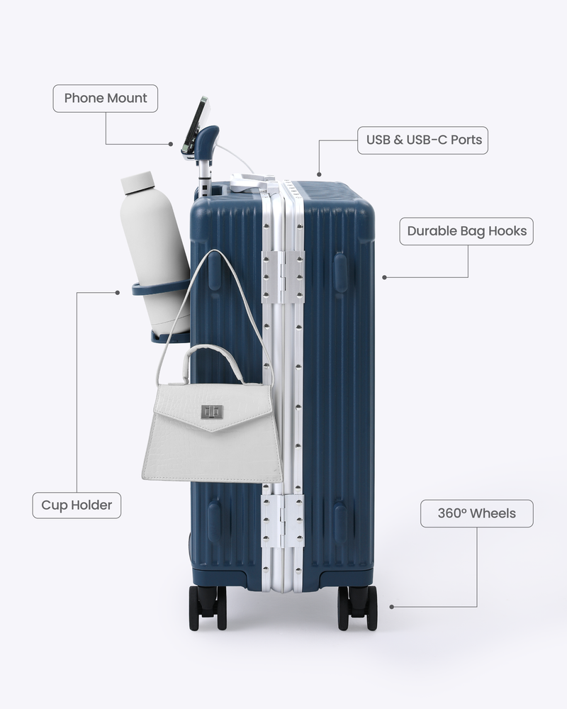 NOBL Travel Carry-On All-in-one Classic - Midnight Blue