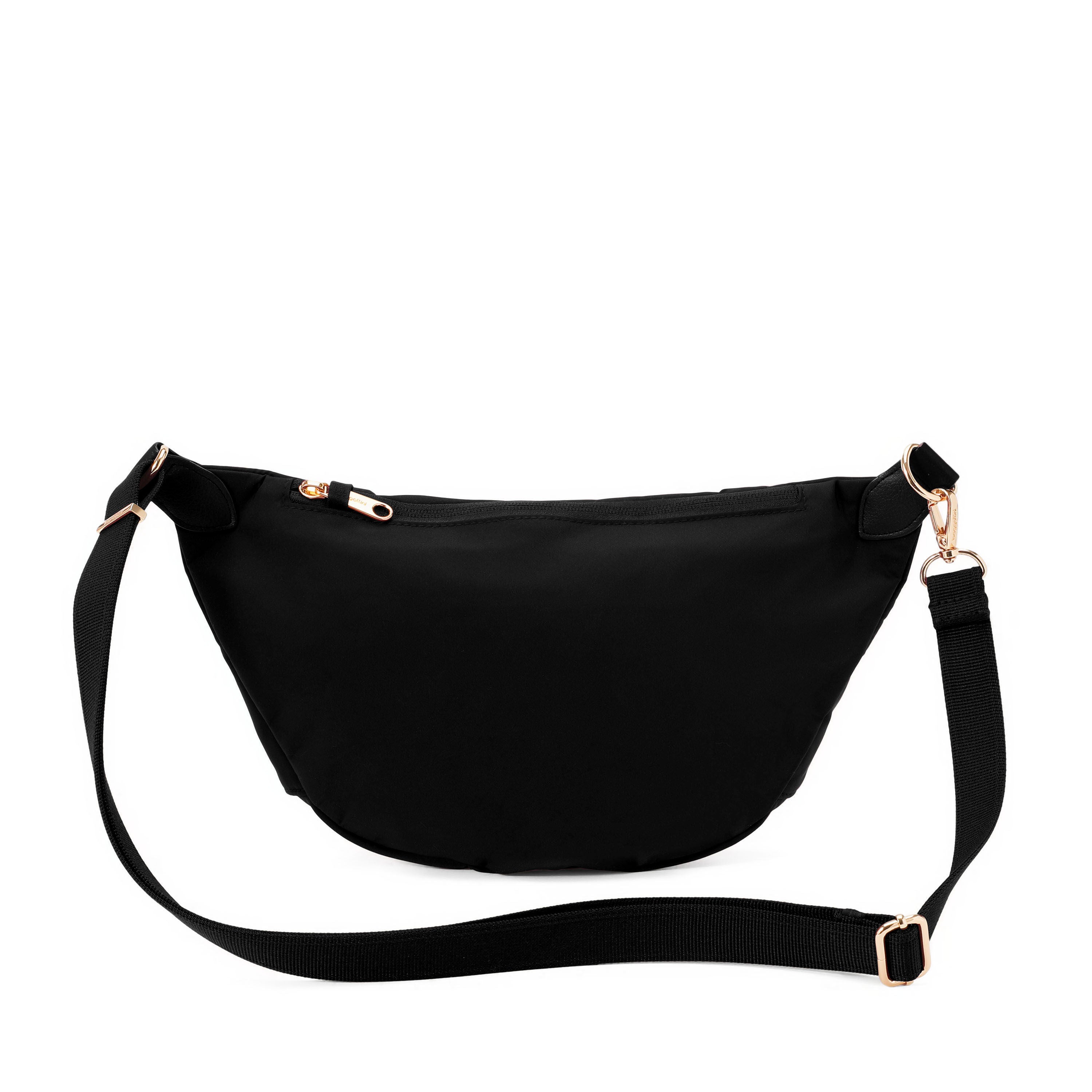 Baggallini Securtex  Jet Set Anti-Theft Crescent Sling - Black