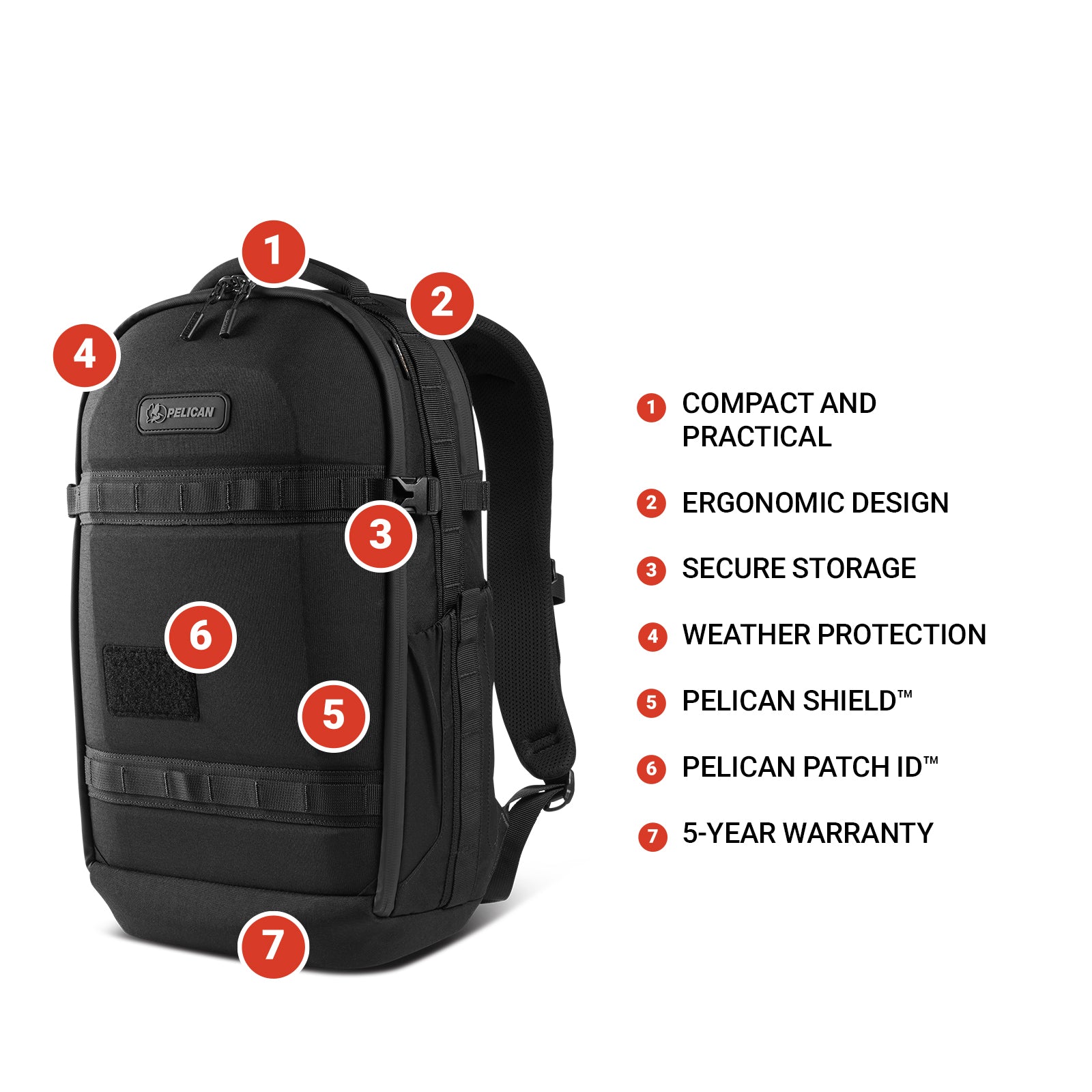 Pelican PX25 Aegis Travel Pack - Black