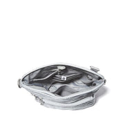 Baggallini Modern Pocket Crossbody - Silver Metallic Quilt