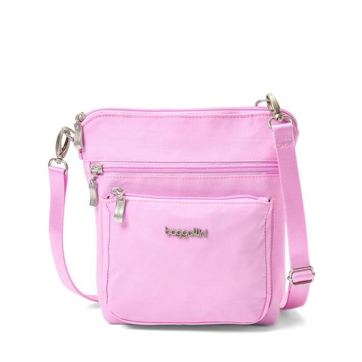 Baggallini Modern Pocket Crossbody - Hibiscus Pink