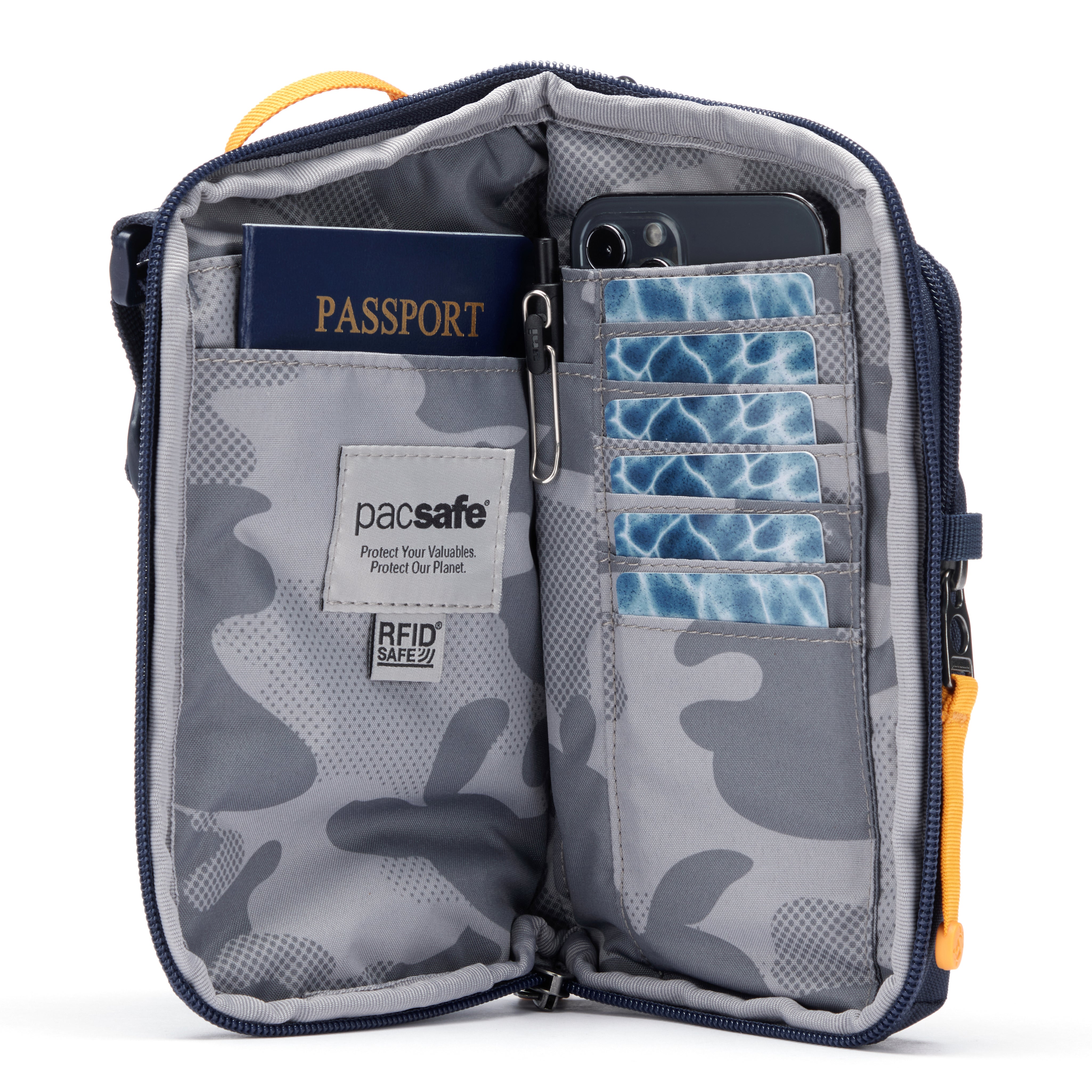 Pacsafe® GO Anti-Theft Tech Crossbody - Coastal Blue
