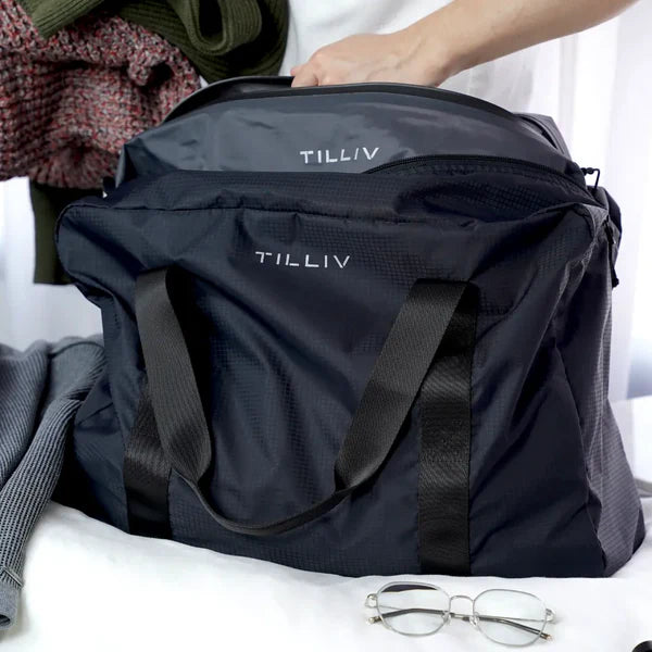 TILLIV Pakke + Kamper Duo Duffel and Vacuum Pack - Charcoal Black