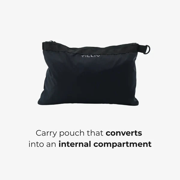 TILLIV Pakke + Kamper Duo Duffel and Vacuum Pack - Charcoal Black
