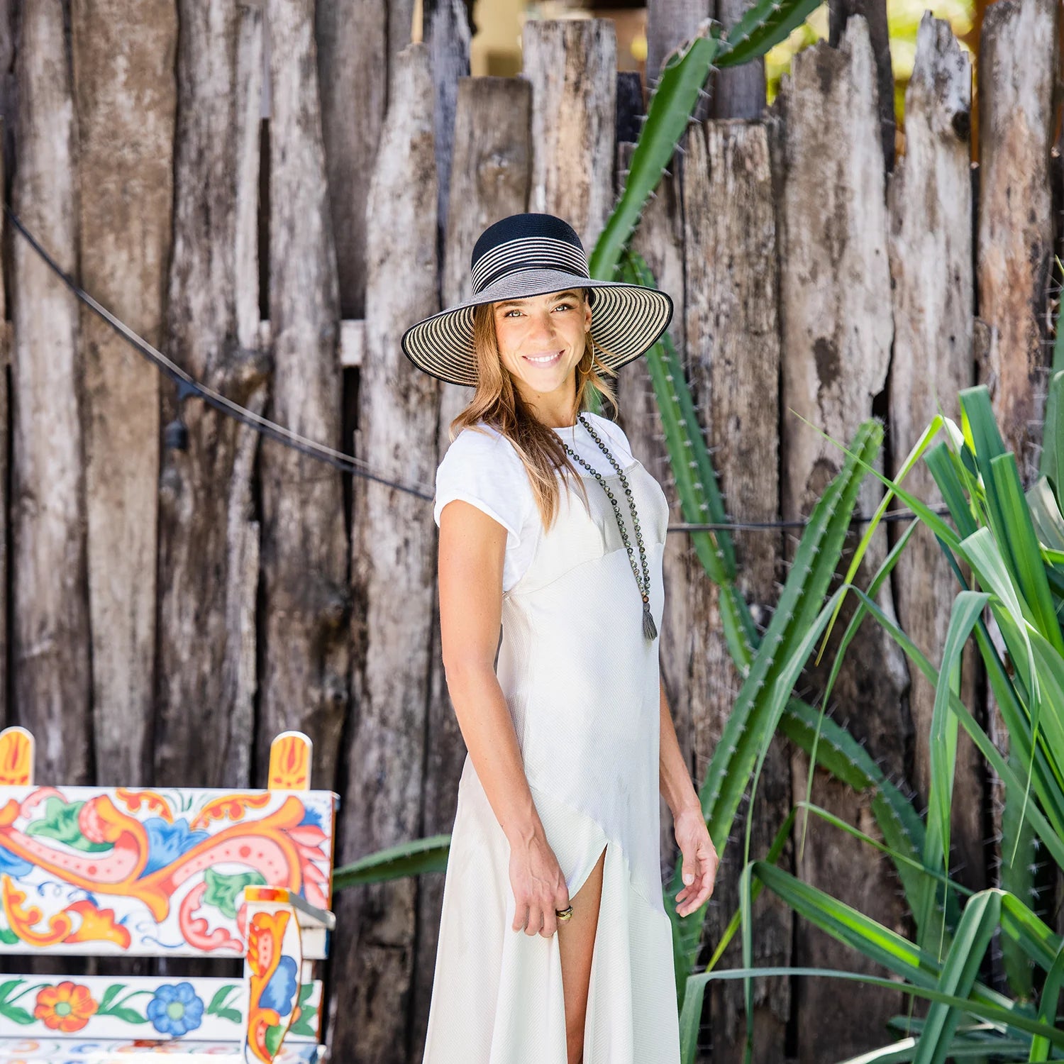 Wallaroo Petite Marseille UPF 50+  - Black/Natural