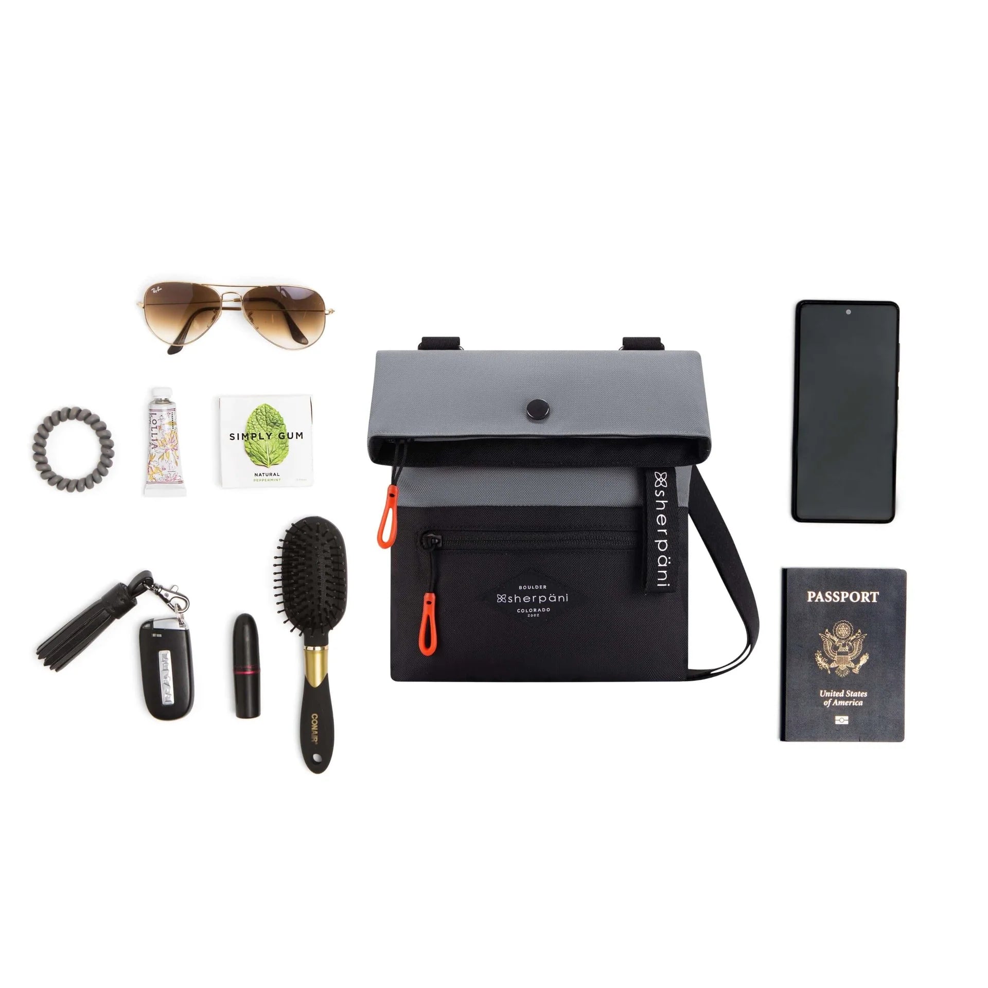 Sherpani Pica Crossbody Stone