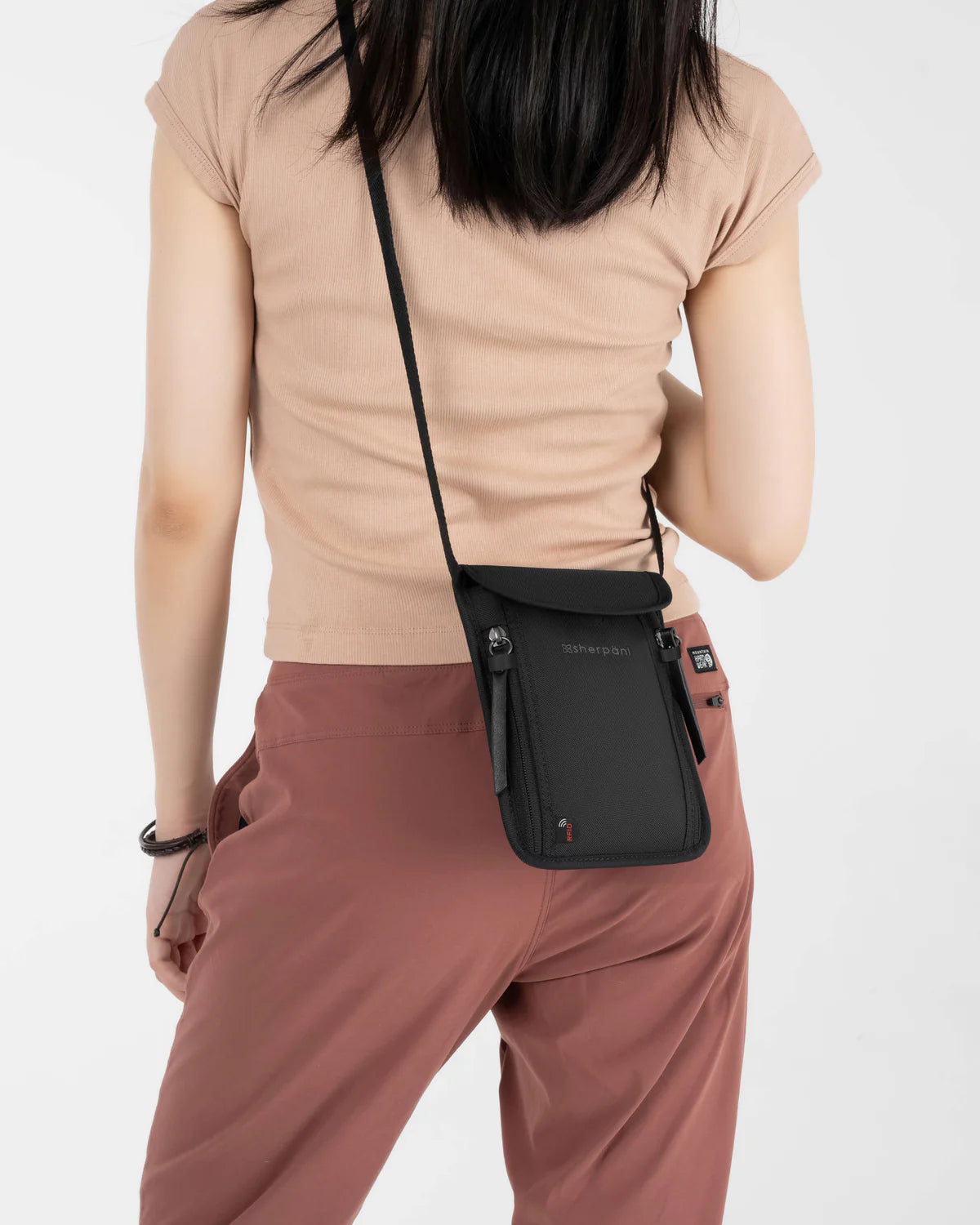 Sherpani Piper Anti-theft Mini Crossbody - Carbon