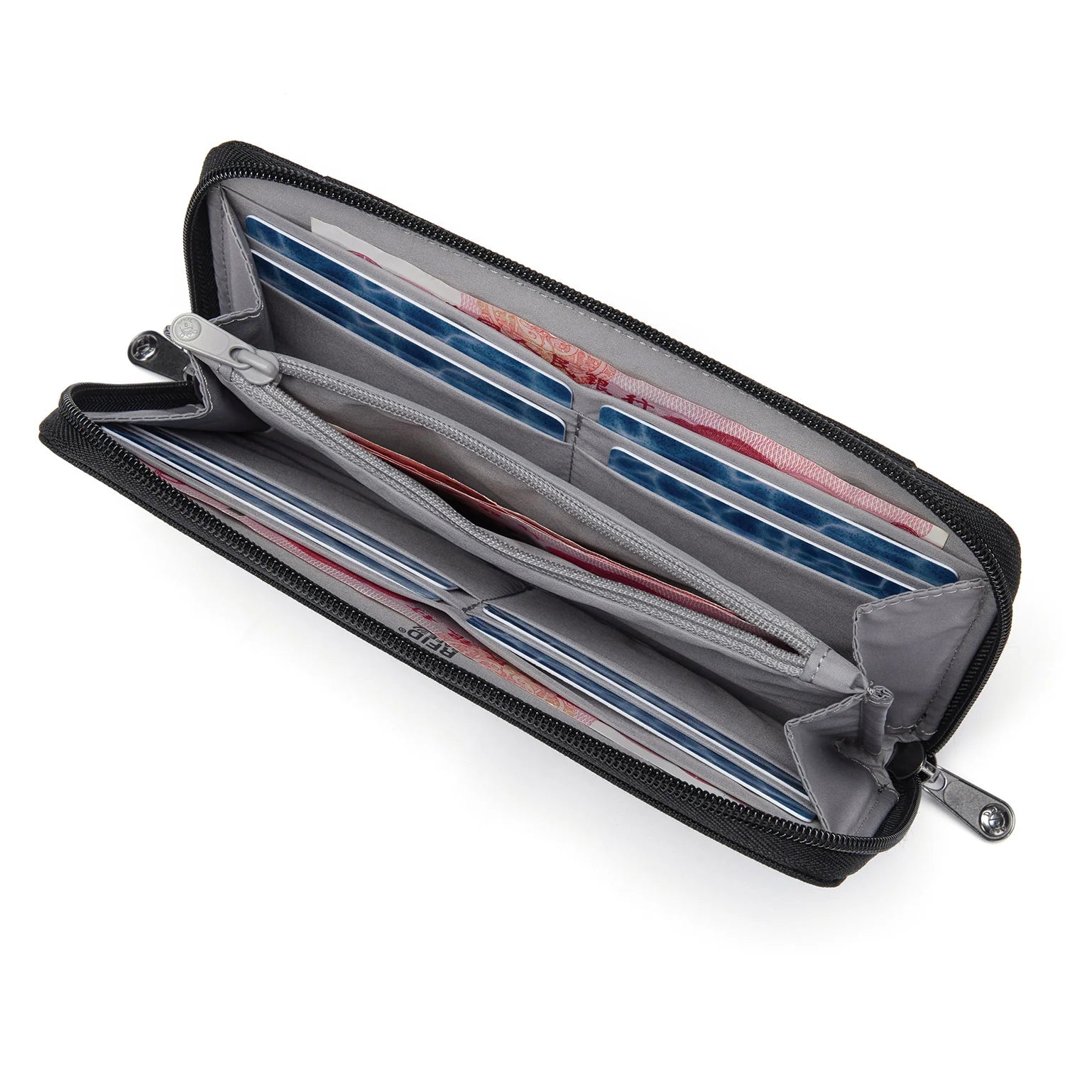 Pacsafe® RFIDsafe™ RFID Blocking Continental Wallet - Black