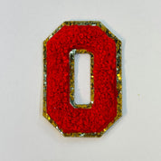 Varsity Letter Patch O - Red