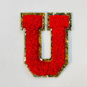 Varsity Letter Patch U - Red