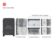 TILLIV Compak Large with Zipper Guard -  Digital White