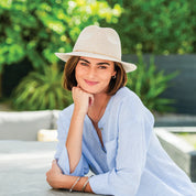 Wallaroo Rio Sun Hat UPF 50+ - White Beige