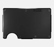 Ridge RFID Wallet 2.0  - Royal Black Cash Strap