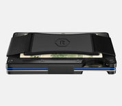 Ridge RFID Wallet 2.0  - Royal Black Cash Strap