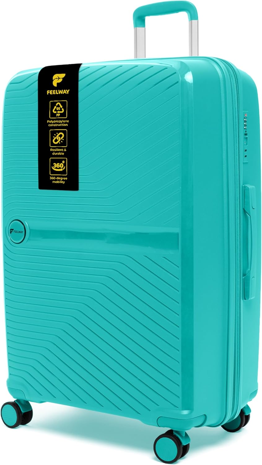 Feelway Luggage 28" Expandable Spinner  - Sky Blue
