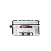 Sterling Pacific 35L Aluminum Carry On 2 Wheel Cabin Travel Case - Silver