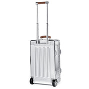 Sterling Pacific 35L Aluminum Carry On 2 Wheel Cabin Travel Case - Silver