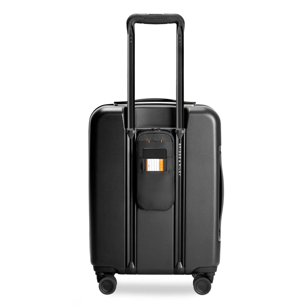Briggs Riley Global Carry On Expandable Spinner Suitcase Black