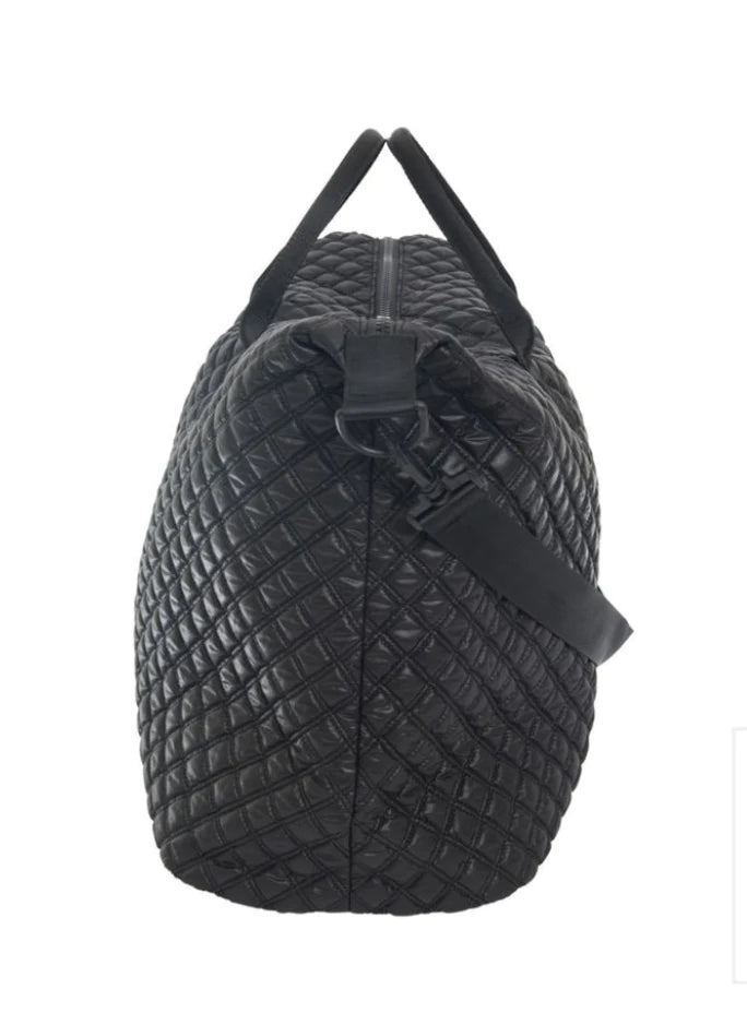 TRVL Design Overpacker Quilted Duffel - Black