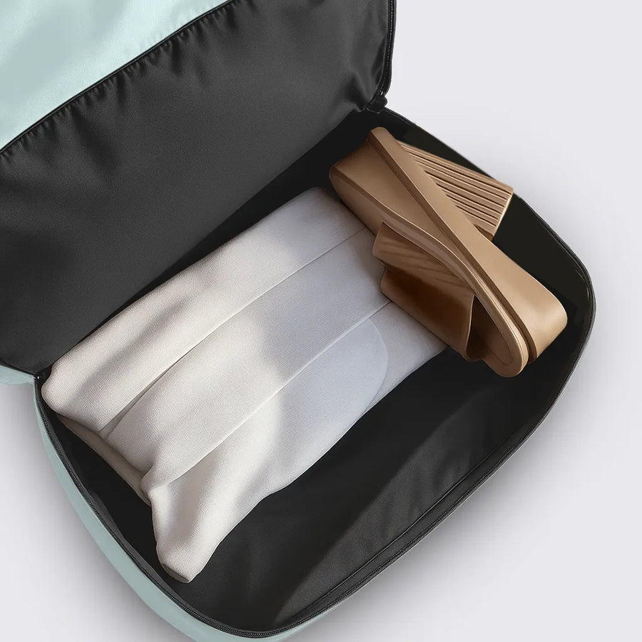 NOBL Travel Drop Bottom Weekender Bag - Powder Blue