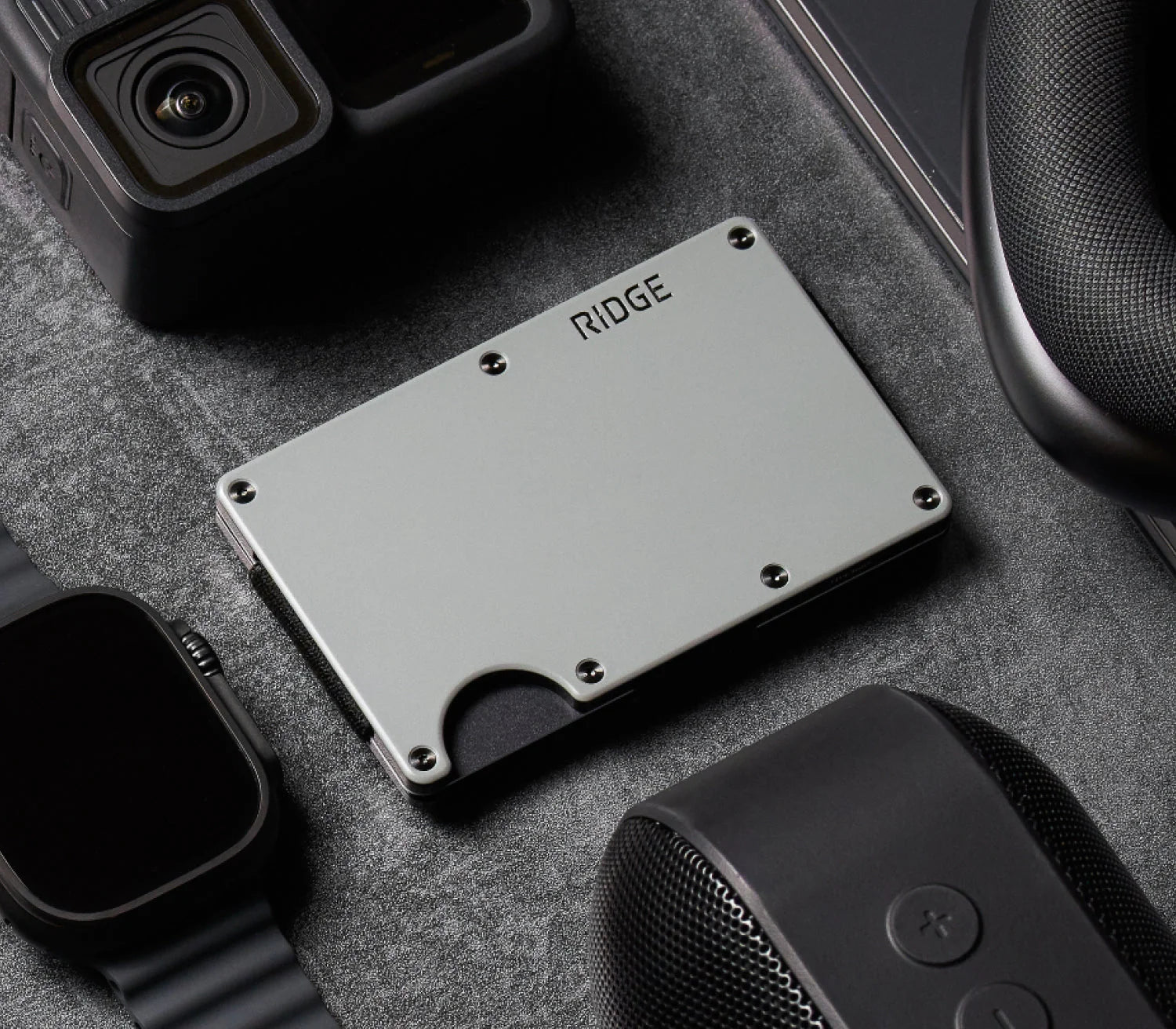 Ridge RFID Wallet - Slate