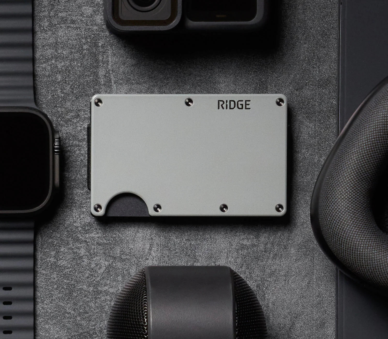 Ridge RFID Wallet - Slate