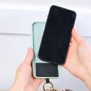 Save the Girls Clip & Go Strap with Zippered Pouch  Chevron Collection - Black/Cream Chevron