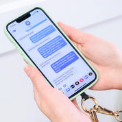 Save the Girls Clip & Go Strap with Zippered Pouch  Chevron Collection - Black/Cream Chevron