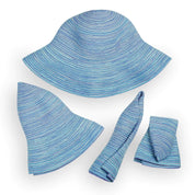 Wallaroo Sydney Packable Sun Hat UPF 30+ - Light Blue