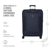 Victorinox Werks Traveler 7.0 Large Case - Navy