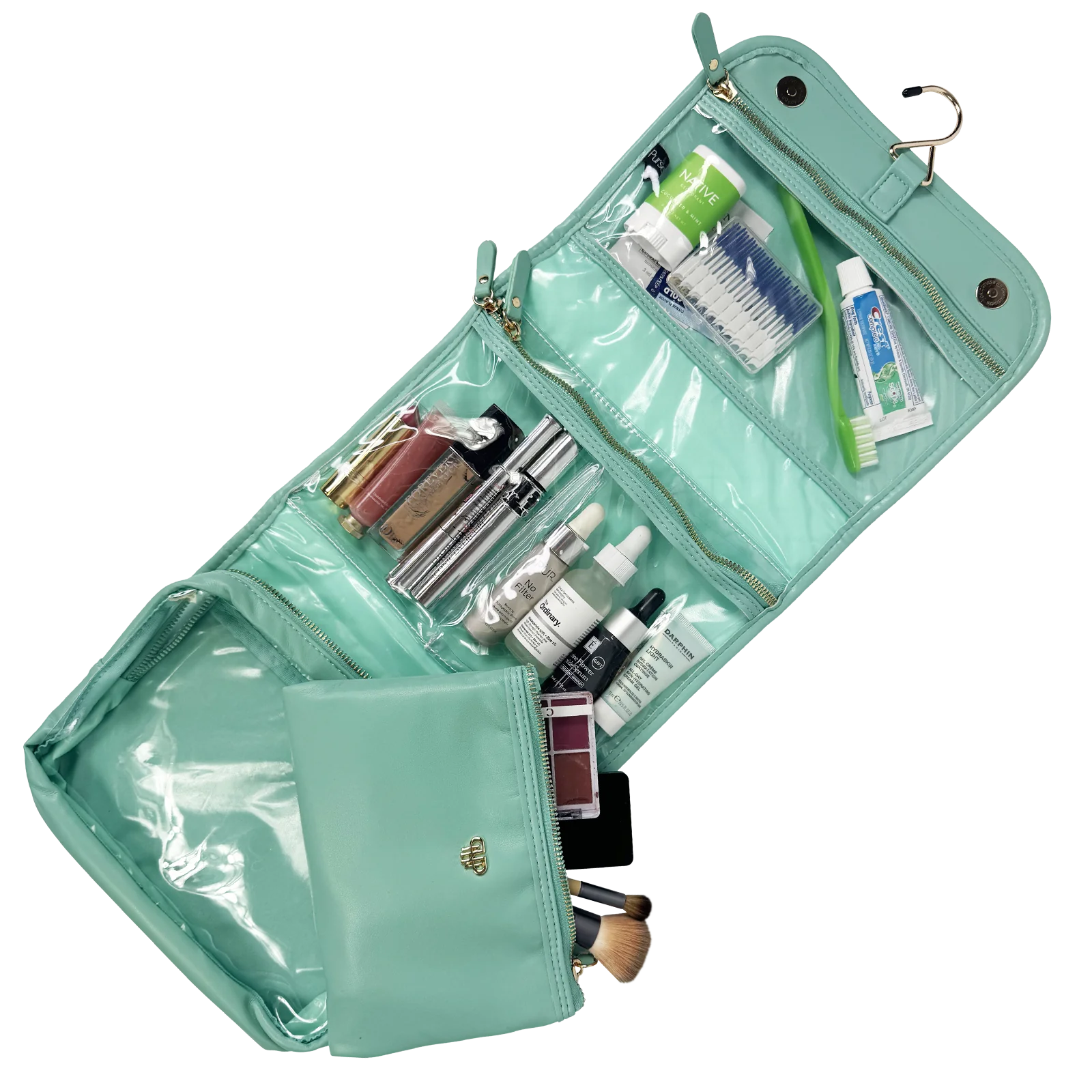 PurseN Classic Hanging Toiletry Case - Turquoise Quartz