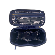 PurseN Classic Train Case - Greek Navy