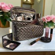 PurseN Classic Train Case - Bronze