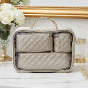 PurseN Trio Jet Setter - Pearl Quilted