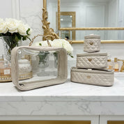 PurseN Trio Jet Setter - Pearl Quilted