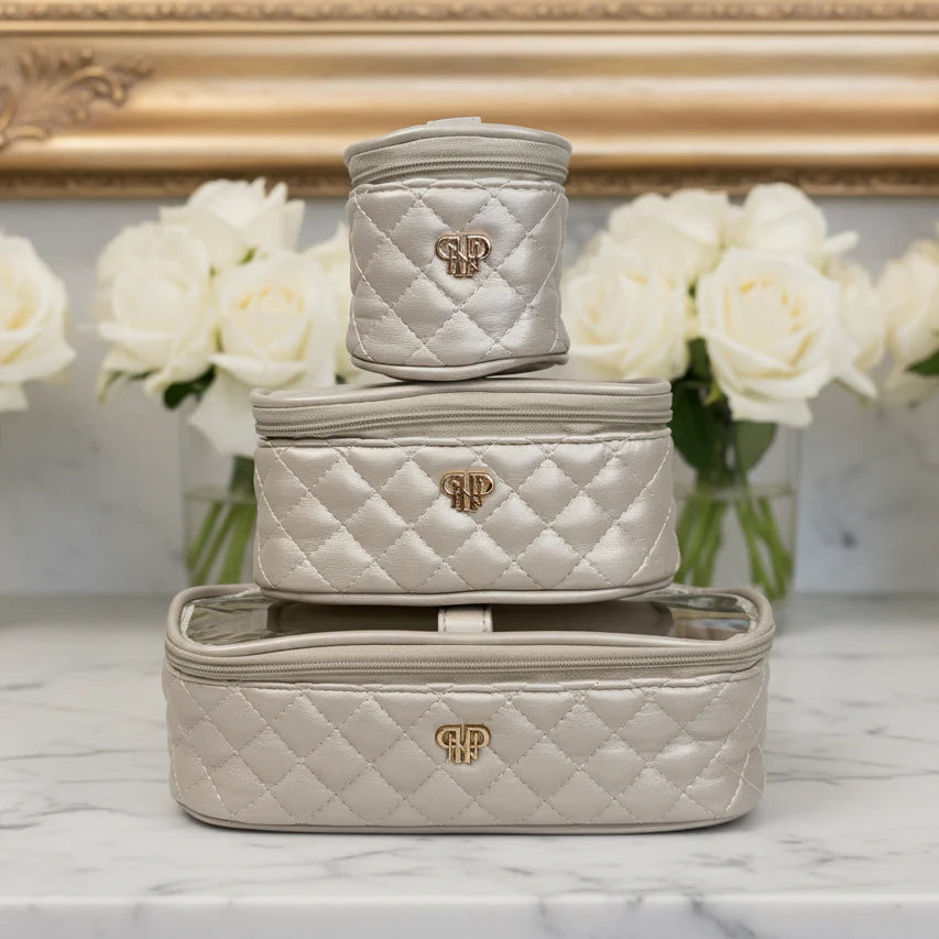 ellis james designs large travel makeup bag PurseN Trio Jet Setter