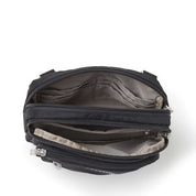 Baggallini Triple Zip Bagg-Black with Sand Lining