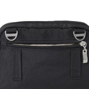 Baggallini Triple Zip Bagg-Black with Sand Lining