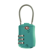 Talus Smooth Trip TSA Accepted Combination Cable Luggage Lock - Teal