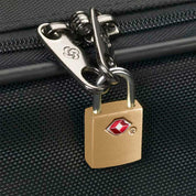 Talus TSA Accepted Luggage Key Locks - 2 pack - Brass