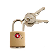 Talus TSA Accepted Luggage Key Locks - 2 pack - Brass