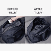 TILLIV Pakke + Kamper Duo Duffel and Vacuum Pack - Charcoal Black