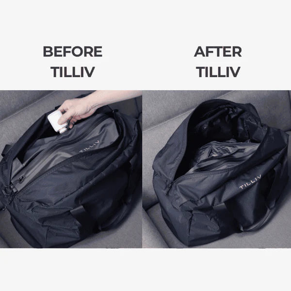 TILLIV Pakke + Kamper Duo Duffel and Vacuum Pack - Charcoal Black