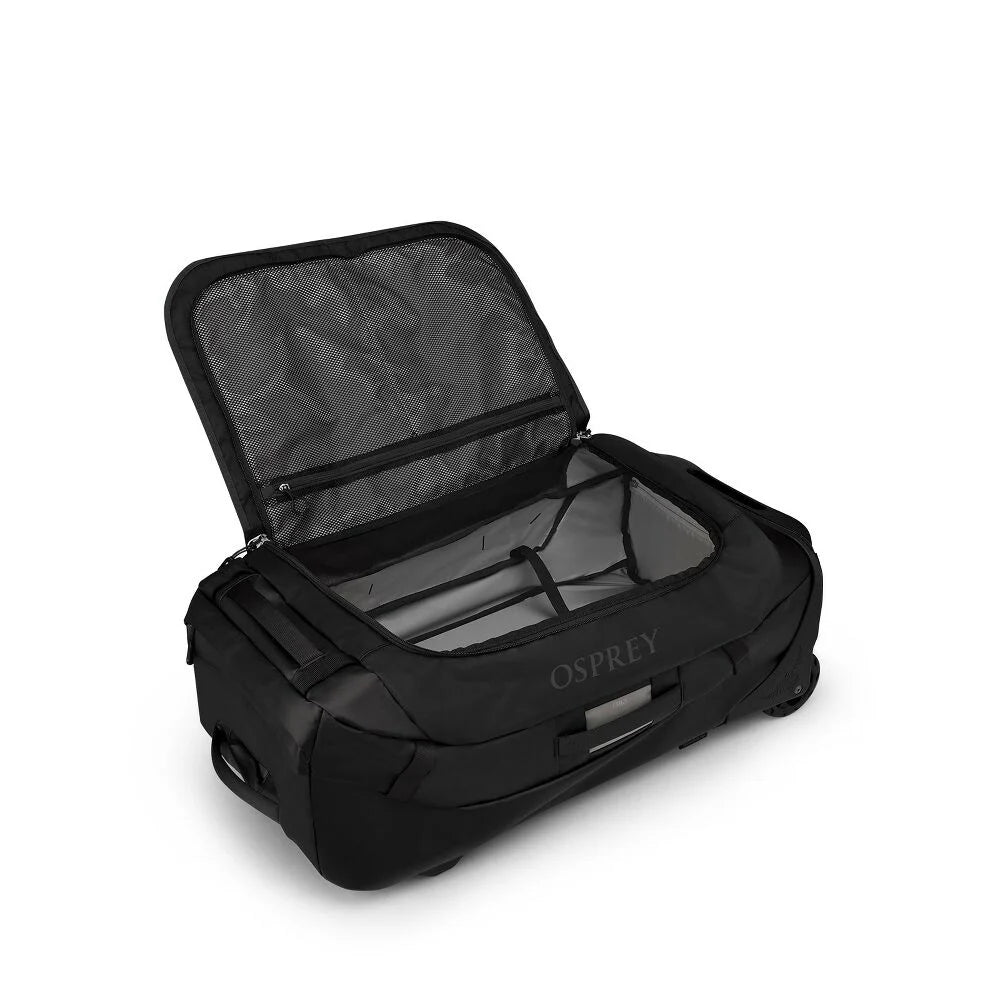 Osprey Transporter Wheeled Duffel 90L-  Raven Black/Black