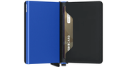 Secrid Slim Wallet Matte- Black & Blue
