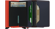 Secrid Slim Wallet Matte- Nightblue & Orange