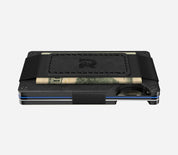 Ridge RFID Wallet - Midnight Black Leather