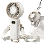 DiveBlues Turbo Wind Handheld Fan, Blow Dryer Power - White