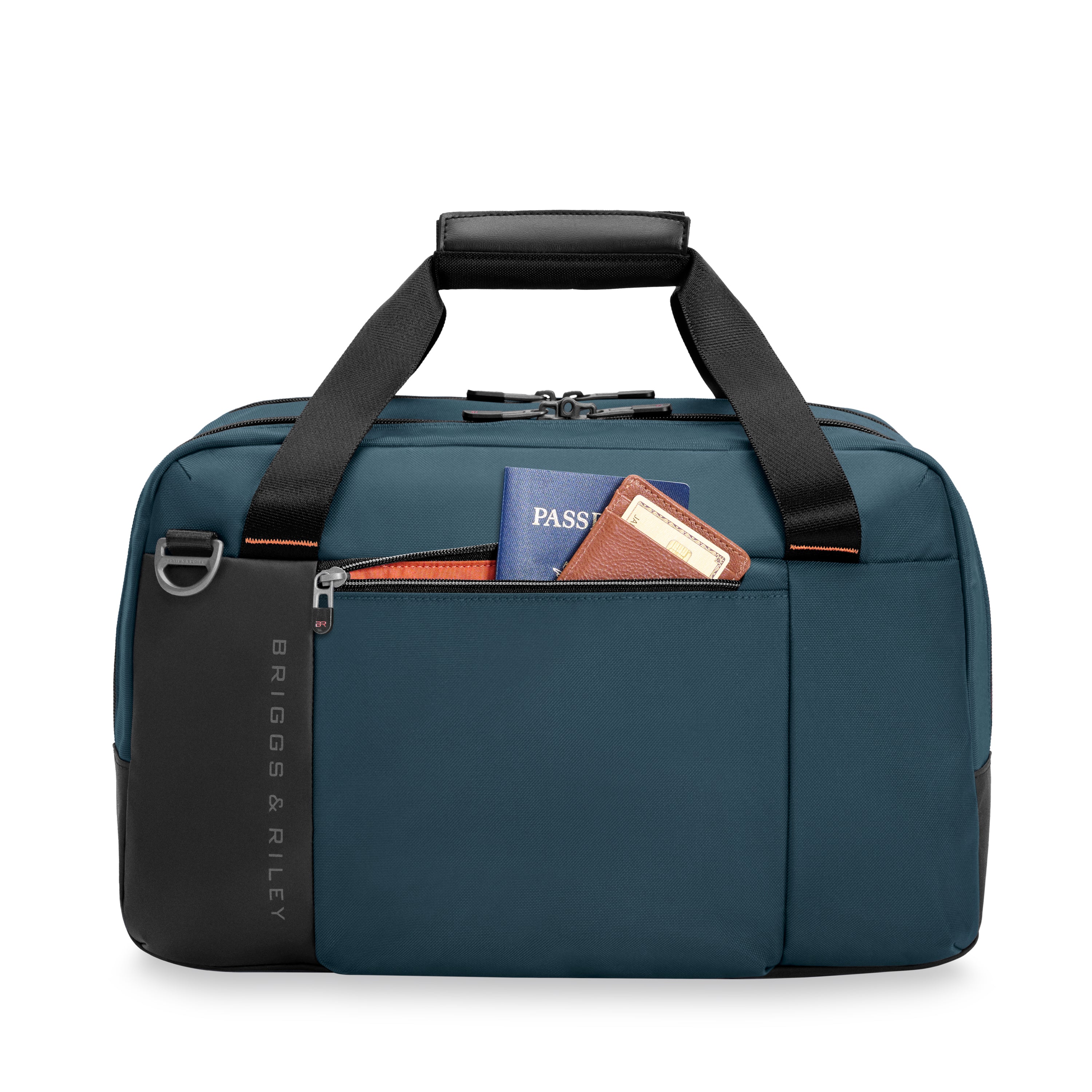 Briggs & Riley ZDX Underseat Cabin Bag - Ocean Blue – Irv's Luggage