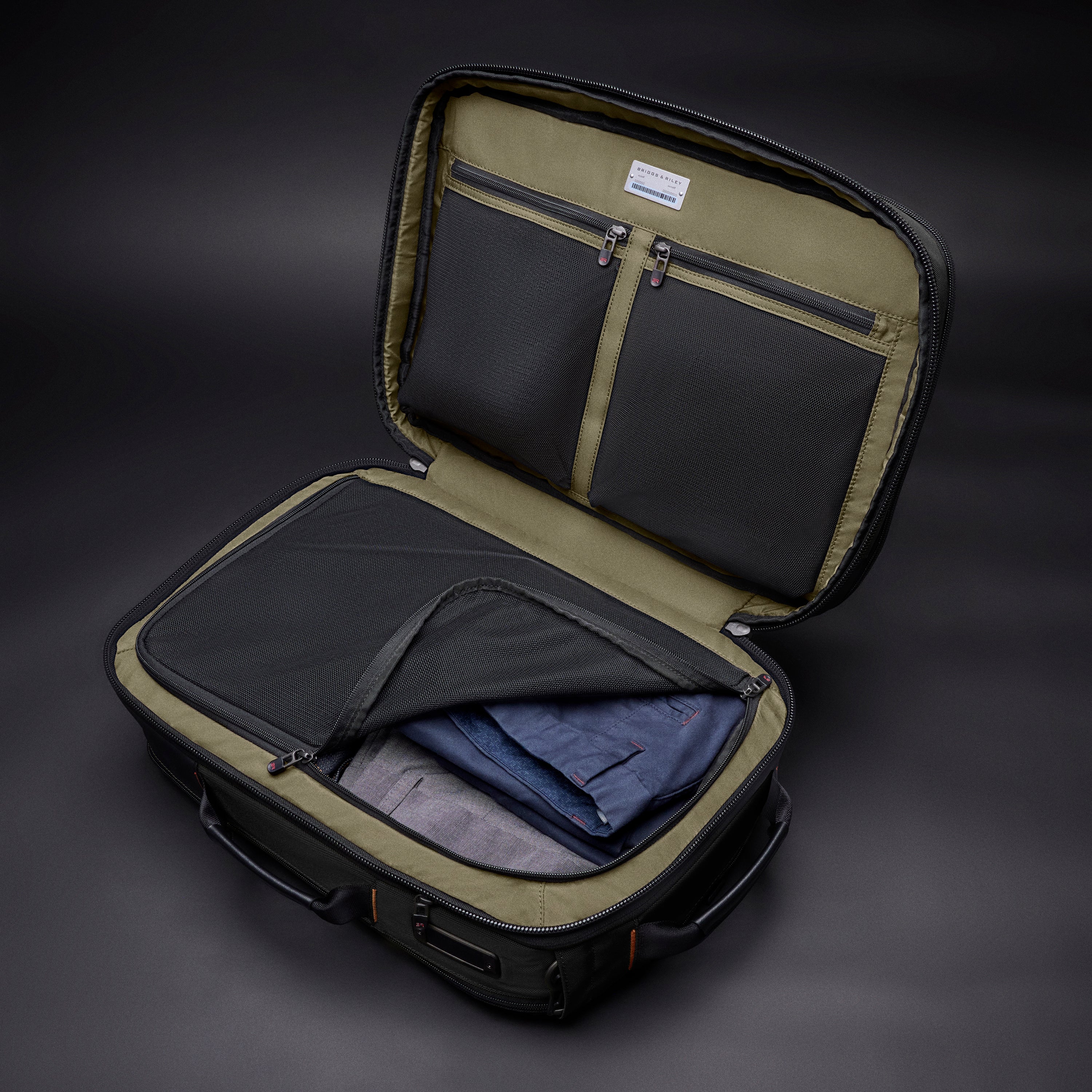 Briggs & Riley Large Convertible Backpack Duffle - Black